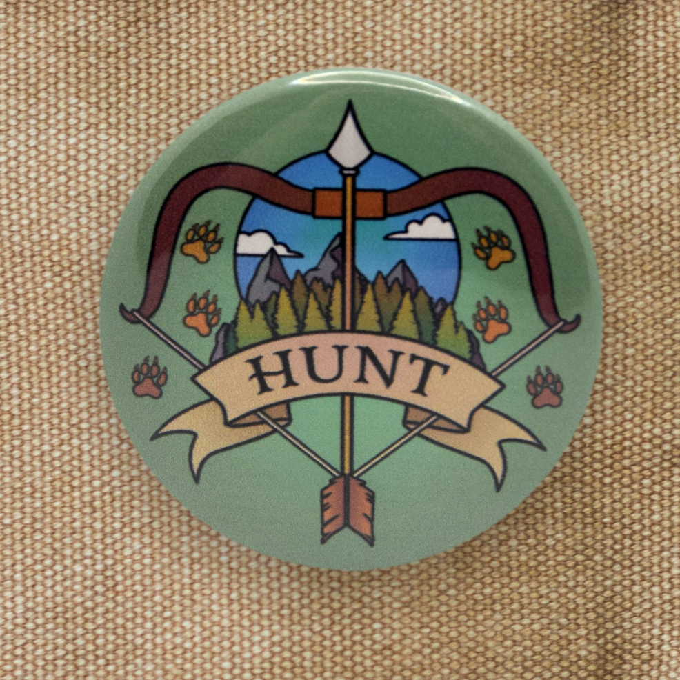 HUNT Ranger Class 2.25" Pinback Button