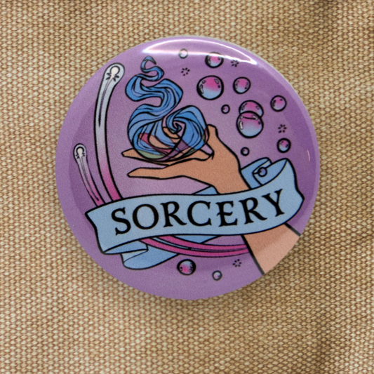 SORCERY Sorcerer Class 2.25" Pinback Button