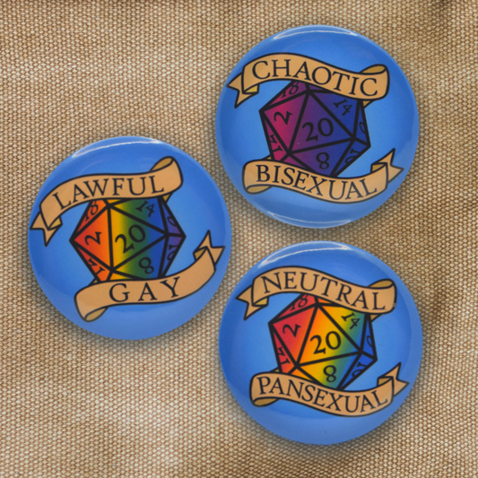 LGBTQ+ Pride Alignment 2.25" Pinback Button
